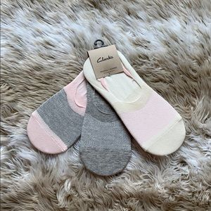 NWT Clark’s No-Show Socks